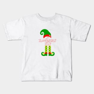 The Rockstar Elf Family Matching Christmas 2020 Gift  Kids T-Shirt